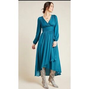 lulus blue ruffle dress Lulus Blue Floral Tiered Ruffle Mini Dress – Prelovely main image 1